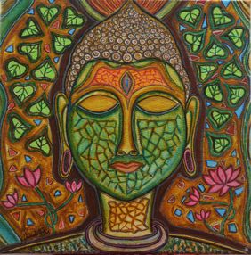 BUDDHA by Hemalatha Senathipathi, Painting | Mojarto