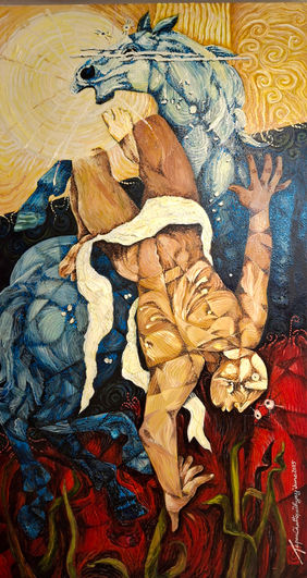 Ambition by Tapan Chattopadhyay, Painting | Mojarto