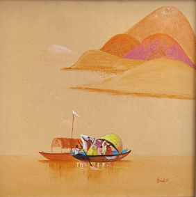 Untitled by Himnti Sen, Painting | Mojarto