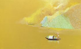 Untitled by Himnti Sen, Painting | Mojarto