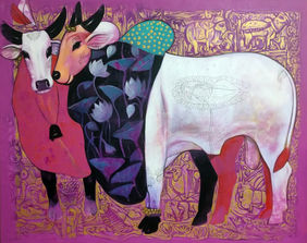 Emotional attachment 2 by Jiban Biswas, Painting | Mojarto