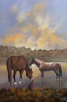 Silent Quench by Harish Bhoyar, Painting | Mojarto