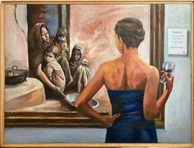 VIS-A-VIS by Rajkumar Sarkar, Painting | Mojarto