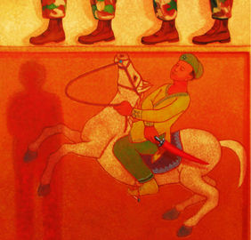 BIRPURUSH by Prasenjit Nath, Painting | Mojarto
