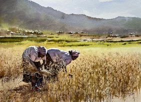 Harvest by Sunil Linus De, Painting | Mojarto