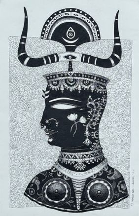Empress 2 by Bhaskar Lahiri, Drawing | Mojarto