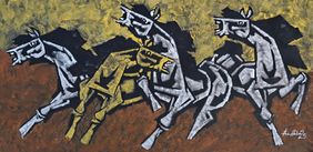Reunion series 7 by Balbir Singh, Painting | Mojarto
