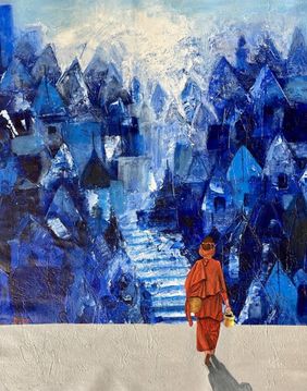 Spiritual Journey by Kangana Kharbanda Vohra, Painting | Mojarto