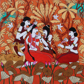 Adorning  by Chetan Katigar, Painting | Mojarto