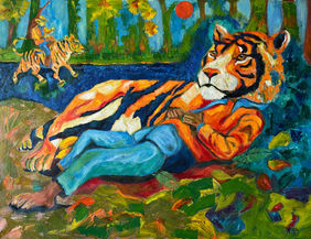 COEXISTENCE 2 by Kaushal Parikh, Painting | Mojarto