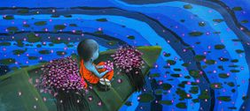 Treasure in my Hand by Yashpal Kamble, Painting | Mojarto