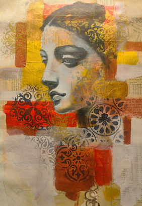 Ancient Echoes02 by Srinivasa Ram Makineedi, Painting | Mojarto