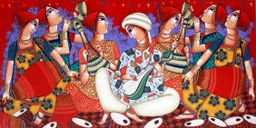 TUNE OF BENGAL by Sekhar Roy, Painting | Mojarto