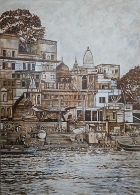 Daasashwamedh in June by Mamta Malhotra, Painting | Mojarto