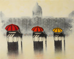 Victoria  Ride in Mumbai by Somnath Bothe, Painting | Mojarto