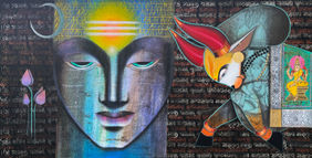 Nilkanth by Ashok Rathod, Painting | Mojarto