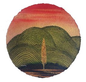 Golden Tree  by Devidas Agase, Painting | Mojarto