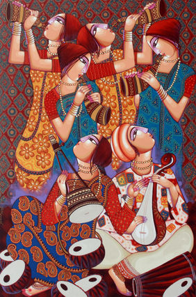 TUNE OF JOY by Sekhar Roy, Painting | Mojarto