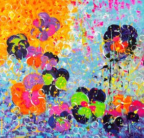 Nature’s Carnival by Anuja Saxena, Painting | Mojarto