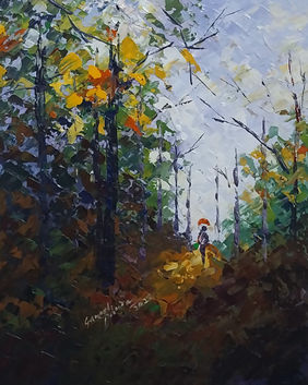 Verdant Silence by Ganesh Panda, Painting | Mojarto