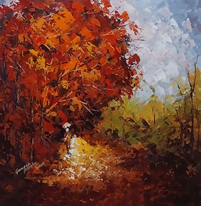 Misty Passage by Ganesh Panda, Painting | Mojarto