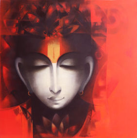 Sadhu... the Holy man in india  by Somnath Bothe, Painting | Mojarto