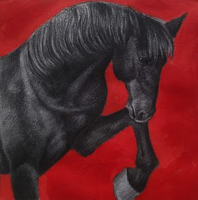 Mr. Black by mahesh n, Painting | Mojarto