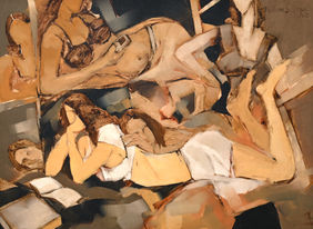 Bevy of beauties  by Wilson Souza, Painting | Mojarto