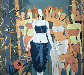 Bevy of Beauties IV by Wilson Souza, Painting | Mojarto