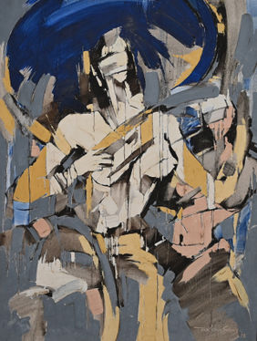 Mother and child IV by Wilson Souza, Painting | Mojarto