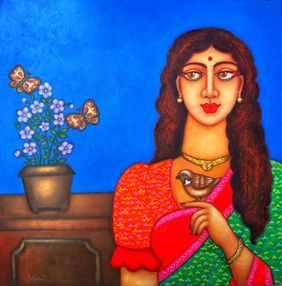 Whispers of Nature by Piyali Sarkar, Painting | Mojarto