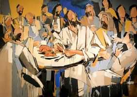 The Last Supper  by Wilson Souza, Painting | Mojarto