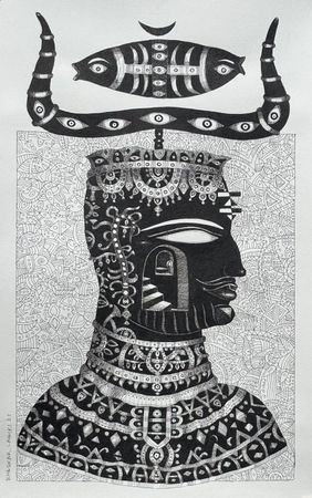 Emperor 4 by Bhaskar Lahiri, Drawing | Mojarto