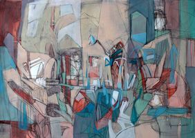 Abstract Painting Metaphor of Life 3 by Apurva Singh, Painting | Mojarto