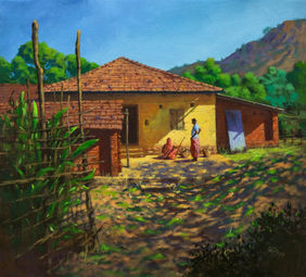 Untitled by Milind Bhagwat, Painting | Mojarto