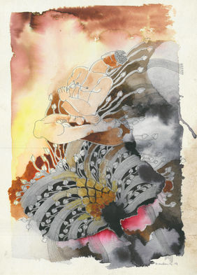 Journey of Buddha XII by Kandan G, Painting | Mojarto
