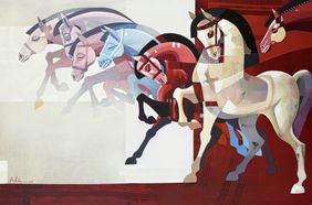 The Aesthetics of Energy BEVII by Ashis Mondal, Painting | Mojarto