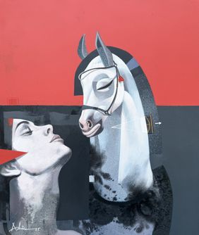 The Aesthetics of Energy BEVIII by Ashis Mondal, Painting | Mojarto