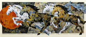 HORSE SERIES 306 by Devidas Dharmadhikari, Painting | Mojarto