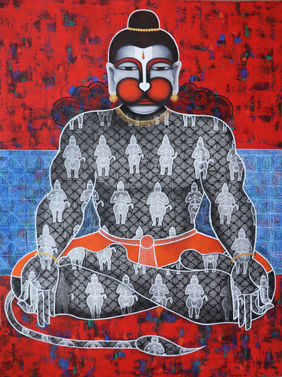 Kapeeshwar..Lord Of The Monkeys by Pratiksha S Bothe , Painting | Mojarto