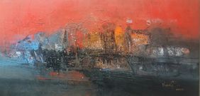 Dawn  by Dnyaneshwar Dhavale, Painting | Mojarto