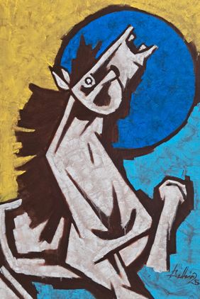the Horse 3 by Balbir Singh, Painting | Mojarto