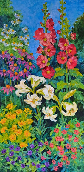 Garden Beauty by Swati Kale, Painting | Mojarto