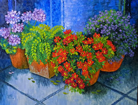 Garden Beauty by Swati Kale, Painting | Mojarto