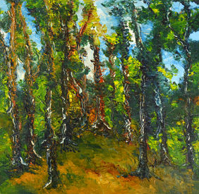 Naturescape 2 by Shabnam Mehra, Painting | Mojarto