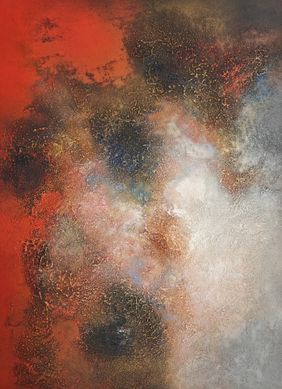 Shades of Sky Abstract by Ashish Kamble, Painting | Mojarto