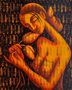 My Dreams 6 by Uttam Bhattacharya, Painting | Mojarto