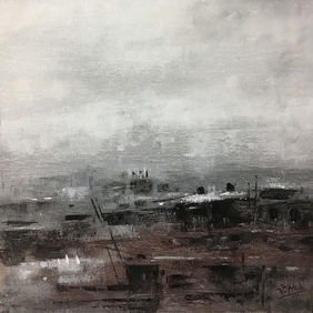 Abstact -25 by Atul Virkar, Painting | Mojarto