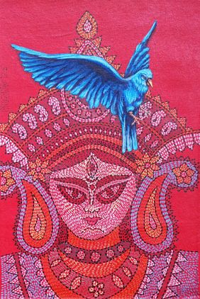 HEAVEN’S MESSENGER  by Prasenjit Nath, Painting | Mojarto