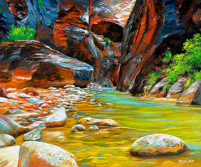 Landsacpe Series #3 by Muralidhar Suvarna, Painting | Mojarto